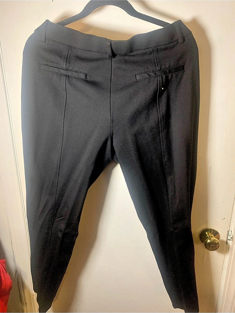 A.O. Serrani Black Tapered Pants XL
